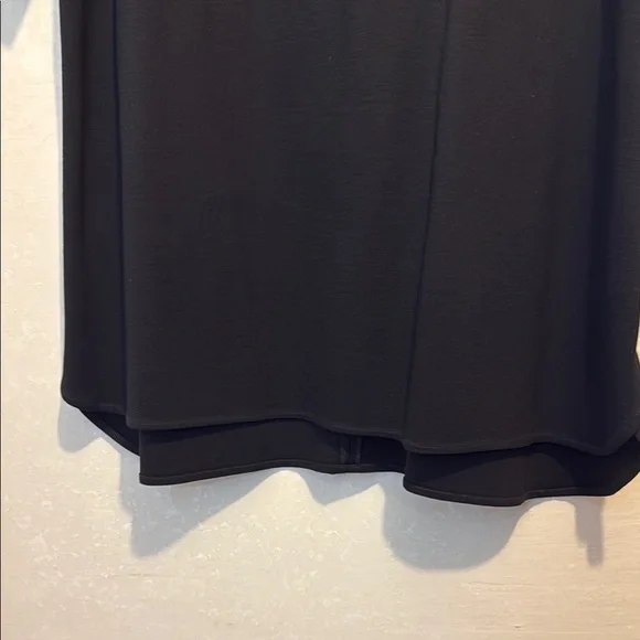 Ann Taylor Black Boxy 3/4 Sleeve Blouse Size XL - Picture 4 of 5